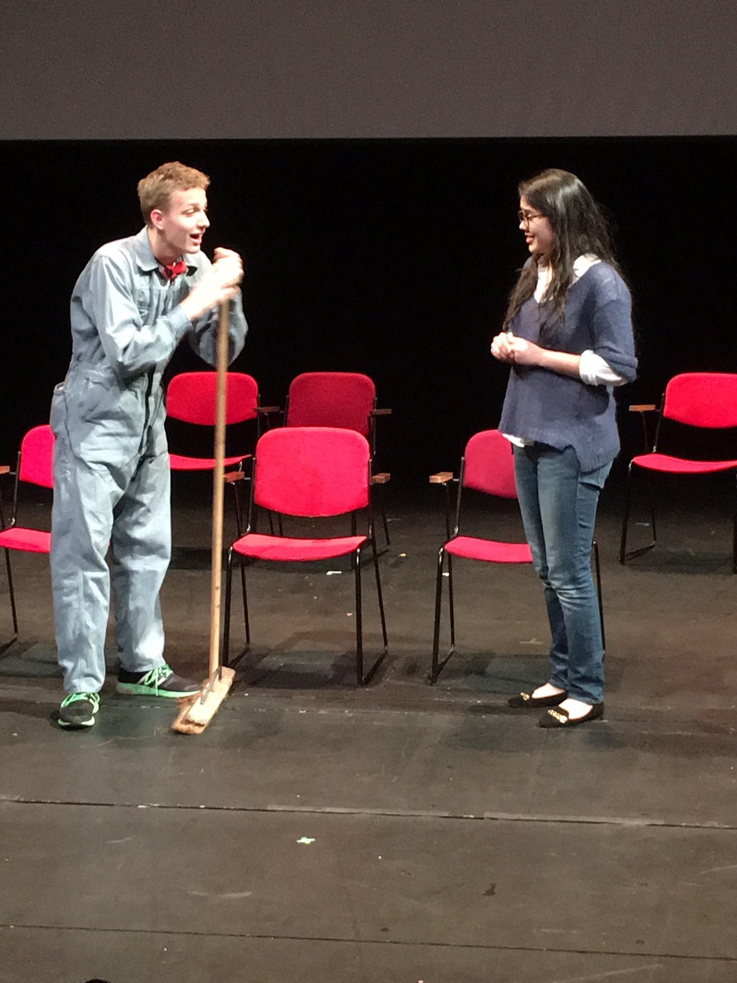 Fourth Form Production of 'The Musicians' at the Birmingham REP, 4th May 2016